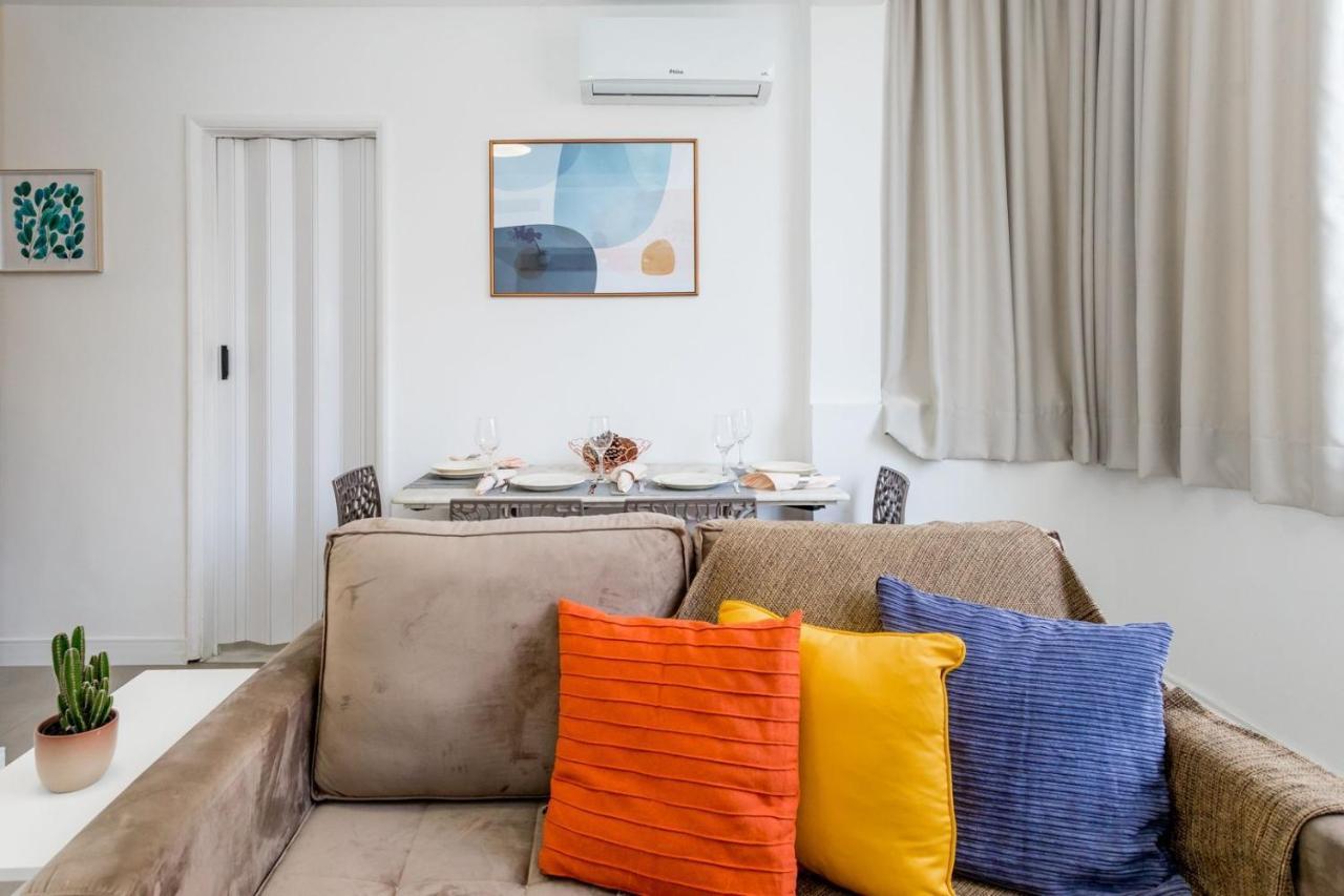 Relax Em Copacabana, Quarto E Sala, 150 Mt Da Praia, Cozinha, Maq De Lavar Roupa E Ar 리오데자네이루 외부 사진