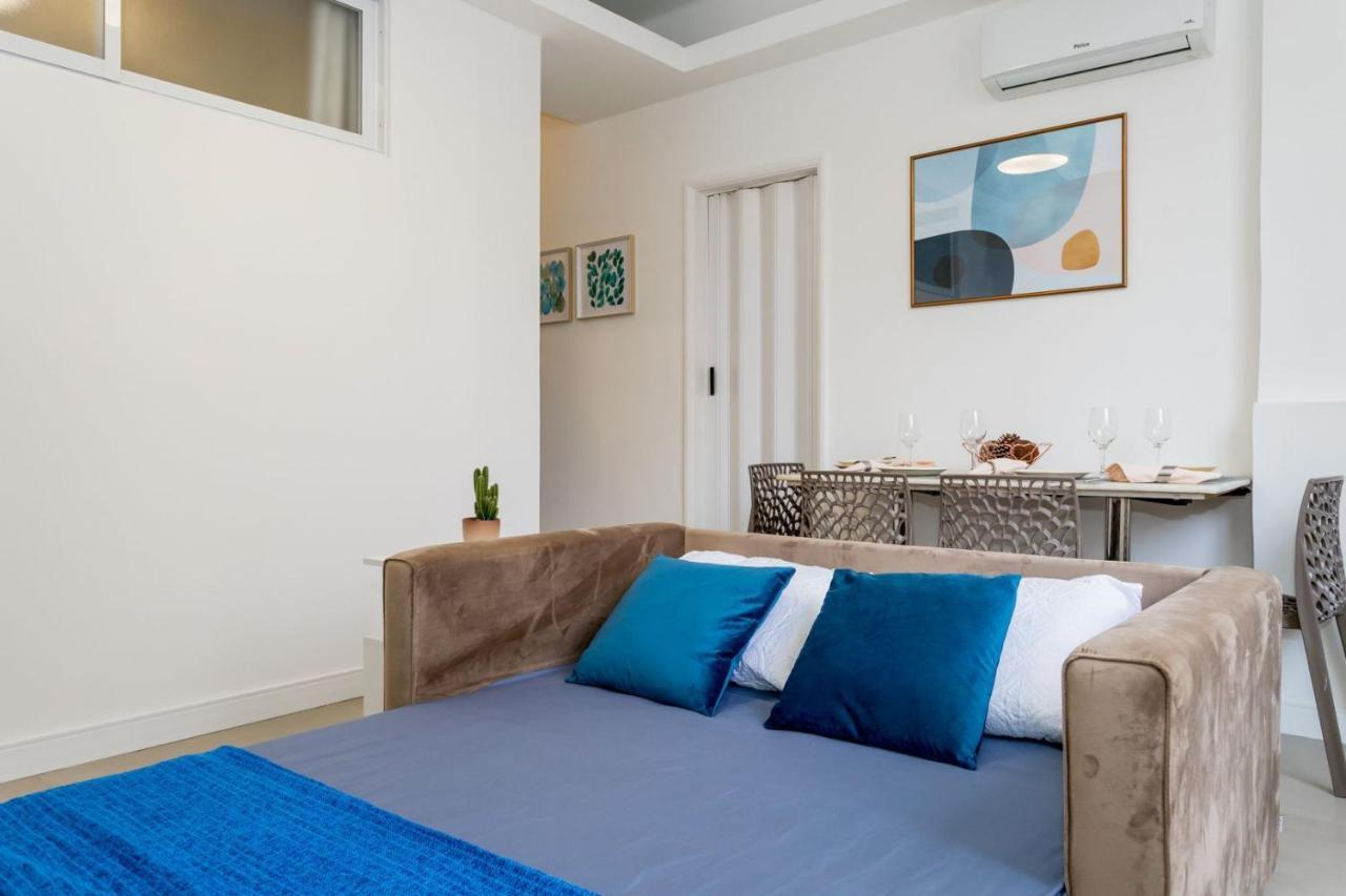 Relax Em Copacabana, Quarto E Sala, 150 Mt Da Praia, Cozinha, Maq De Lavar Roupa E Ar 리오데자네이루 외부 사진