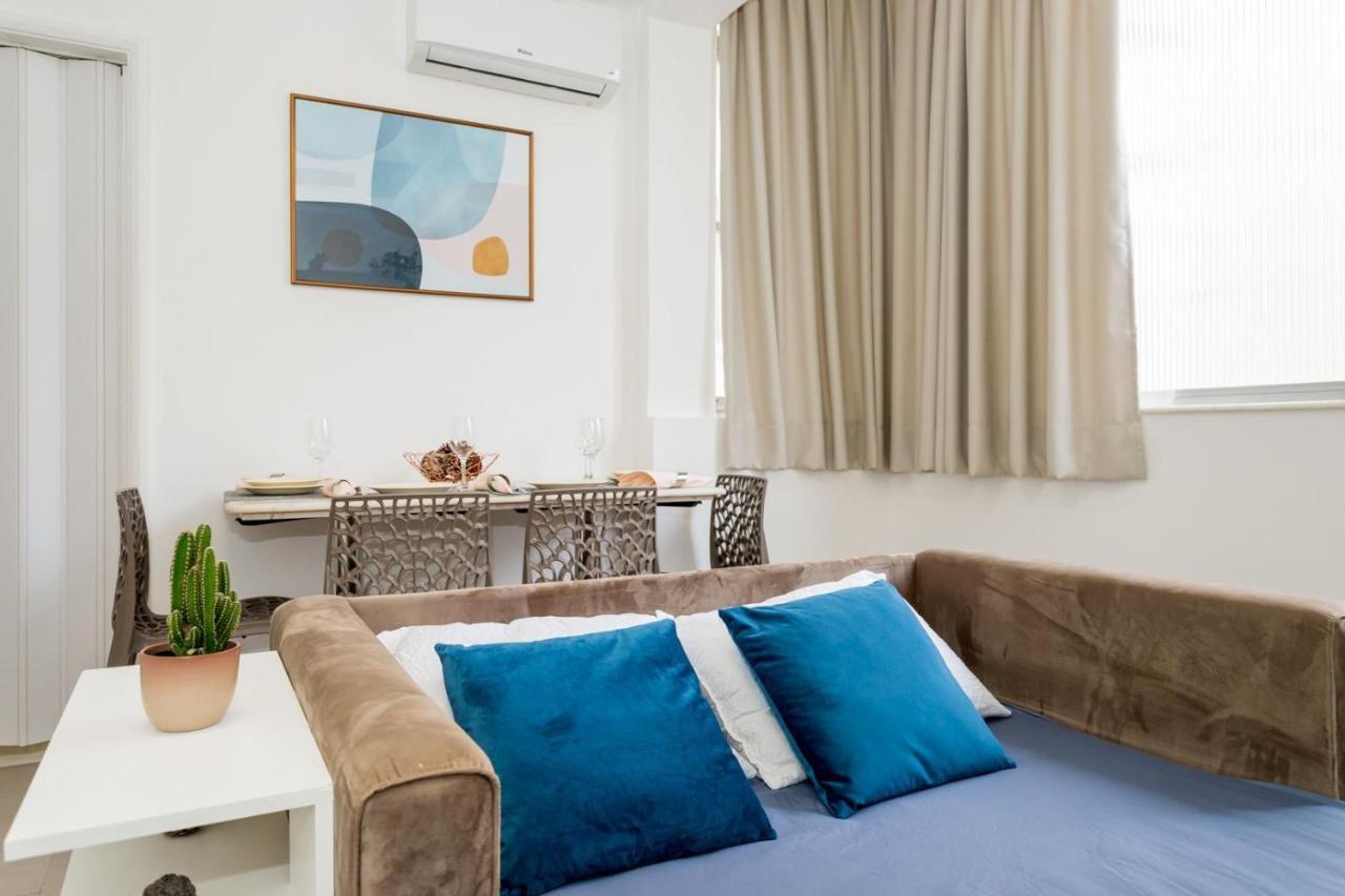 Relax Em Copacabana, Quarto E Sala, 150 Mt Da Praia, Cozinha, Maq De Lavar Roupa E Ar 리오데자네이루 외부 사진